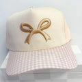 Gingham Bow Hat